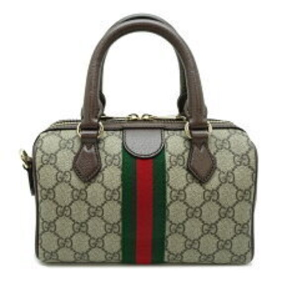 Gucci Boston Bag Handbag GG Supreme Beige - Picture 2 of 7